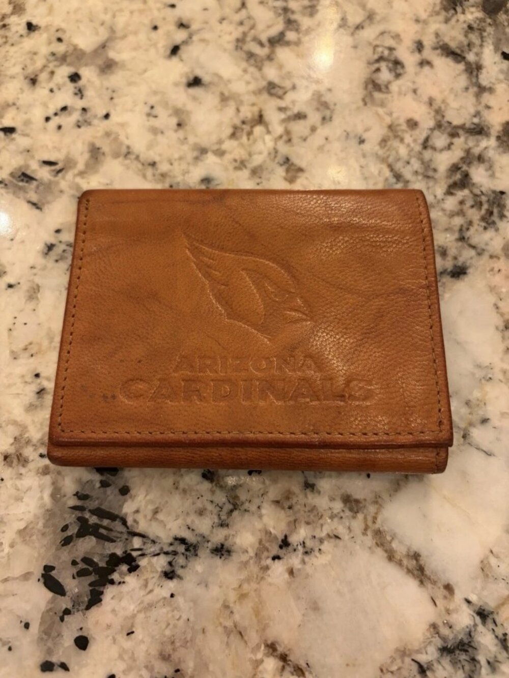 Arizona Cardinals Genuine Leather Trifold Wallet